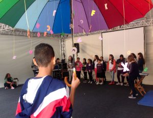 APRENDIZADO - Alunos participam da Semana de Incentivo à Leitura Foto: Divulgação