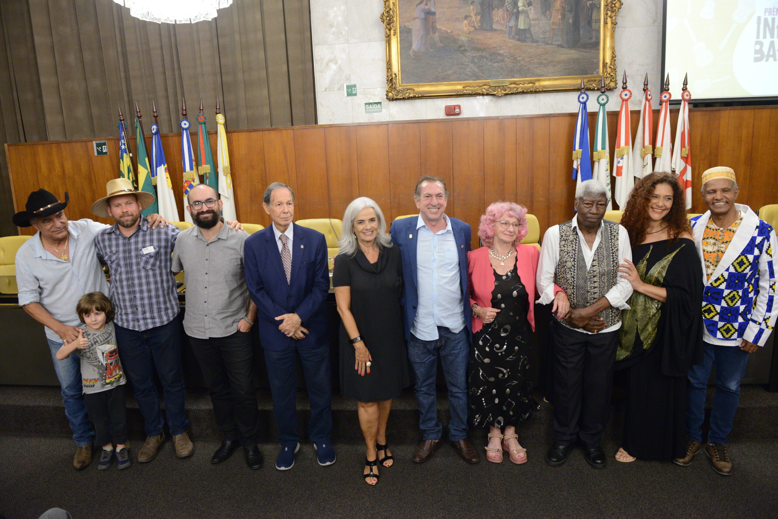 Vereadores e premiados na primeira edição do Prêmio Inezita Barroso