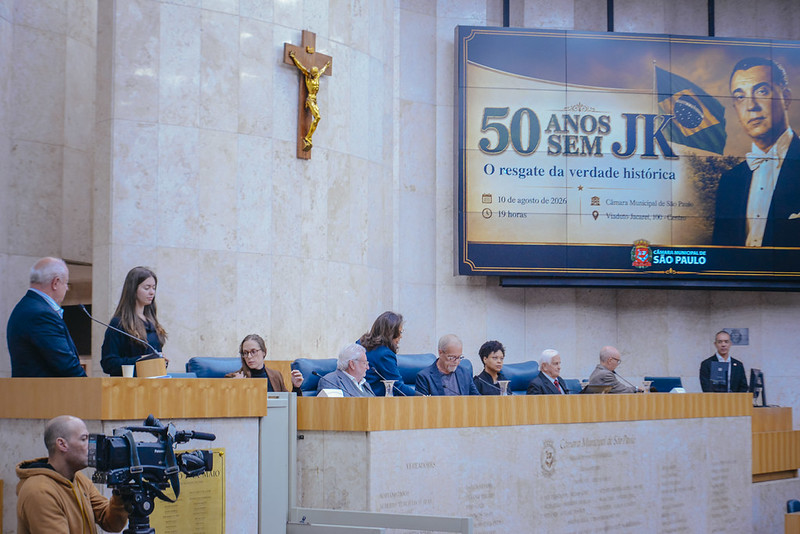 Solenidade 50 Anos sem JK: O Resgate da Verdade Histórica - Câmara Municipal de São Paulo - 10 08 2026
